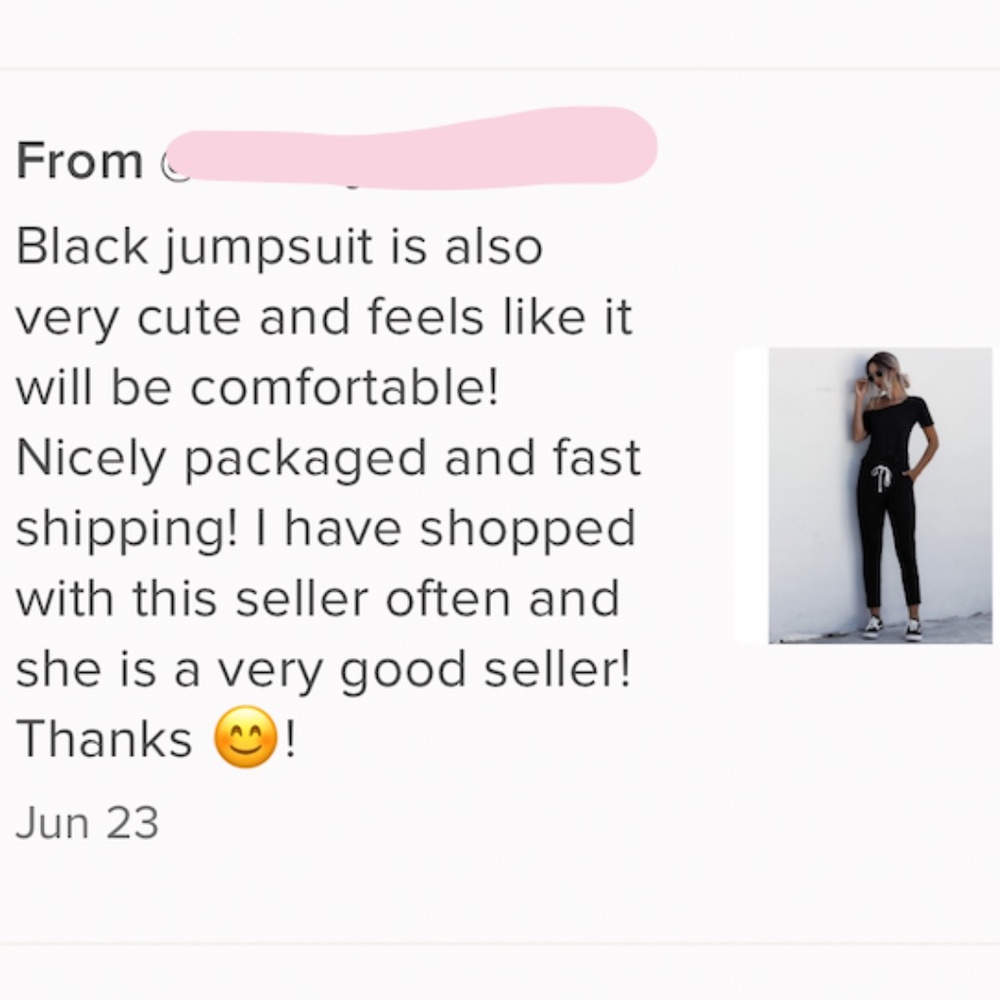 Contrast Tie Short Sleeve Black Jumpsuit Asymmetrical Off One Shoulder - Picture 12 of 14